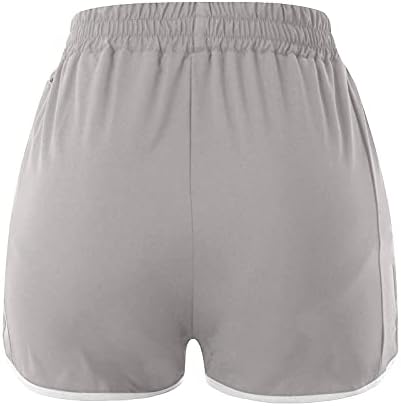 מכנסיים קצרים פעילים לנשים MNBCCXC מכנסיים קצרים לנשים לנשים לנשים קיץ YOA G מכנסיים קצרים עם כיסים סקרנץ 'פריטי מכנסיים