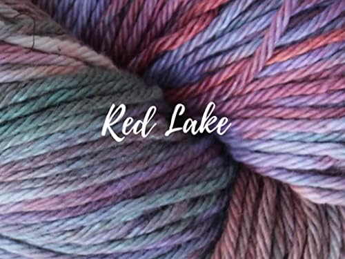 את עיצוב עגלת אגם אדום ססגוני קרקר כותנה חוט תפר רקמת חוט ידידות צמיד חוט חוט צמיד חוט חבילה של 100 גרם יק-אדום אגם