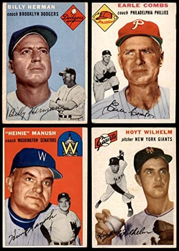 1954 Topps Baseball Set Set GD+