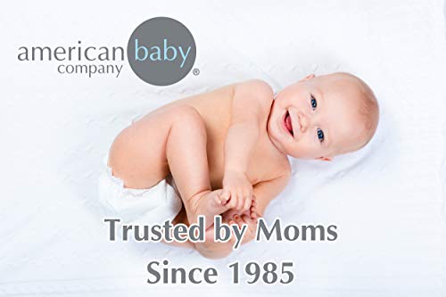 חברת התינוקות האמריקאית סריגה כותנה מותאמת 18 x 36 עריסה/סדין בסינט - תואם למיקה מיקי בסינט, אפור, נושם