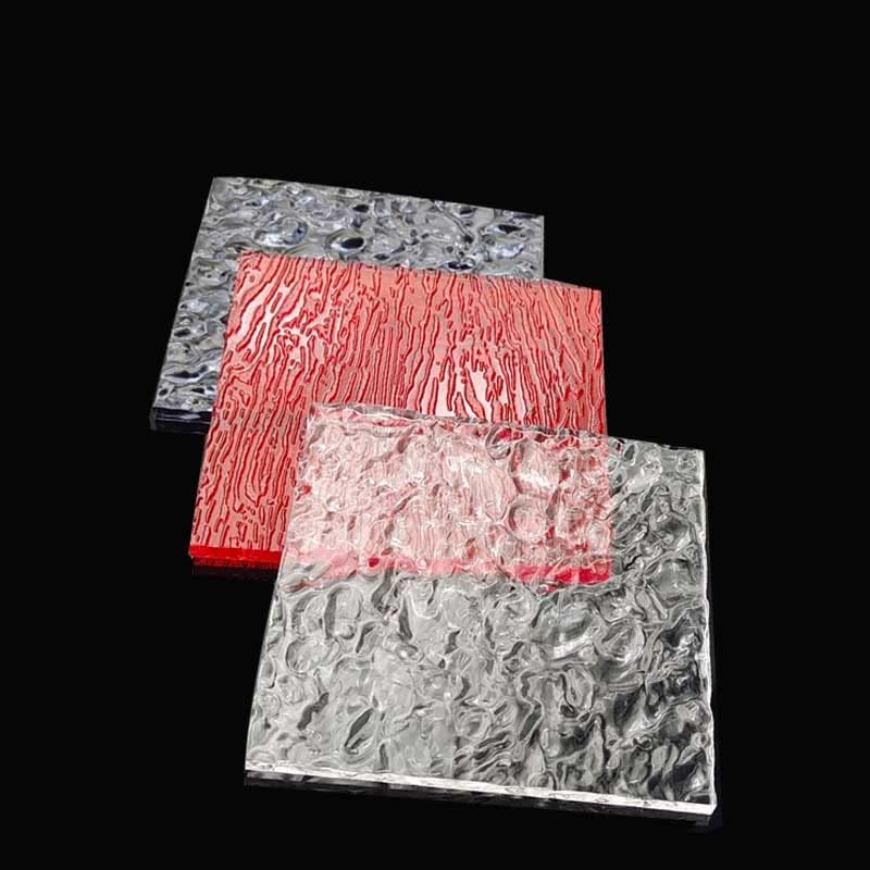 1 pcs 100 ממ*200 ממ קוטר 5 ממ עובי דפוס אבן מרובע שקוף גיליון אקרילי בצבע צלחת פלסטיק PMMA plexiglass -