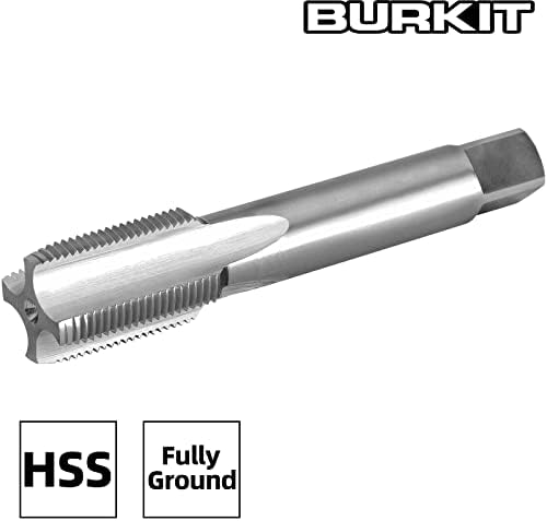 Burkit M34 x 4 חוט ברז על יד ימין, HSS M34 x 4.0 ברז מכונה מחורץ ישר
