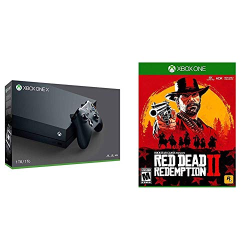 Xbox One X 1TB Console צרור עם Red Dead Redemption 2 - Xbox One