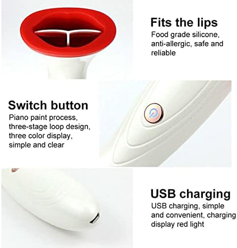 Momker 1pc Silicone Silicone שפתיים חשמליות כלי טיפול במכשיר