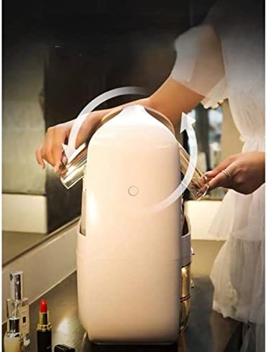 NC קוסמטיקה אופנה קוסמטיקה תיבת אחסון שולחן עבודה מדפי טיפוח לעור מעונות ניידים אטום אבק פשוט קיבולת גדולה