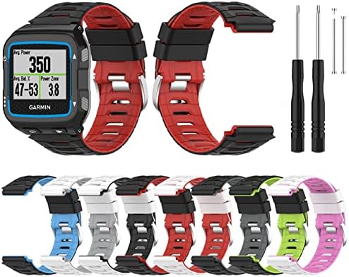 GHFHSG Silicone Watch Band עבור Garmin Forerunner 920XT רצועה צבעונית החלפת צמיד אימונים ספורט שעון אביזרי צמחי כף יד