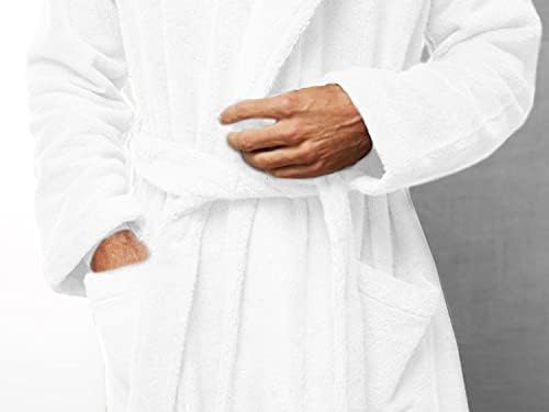 דן נהר טרי בד גלימות לנשים וגברים-קל משקל כותנה חלוק רחצה-יוניסקס קטיפה חלוק מושלם עבור ספא & מגבר; מקלחת
