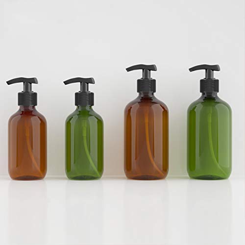 Topbathy 4 pcs בקבוקי קרם ריק מתקן סבון צנצנת לקרמים שטיפת גוף סבון יד עצמית של קרם עיסוי ברונזרים