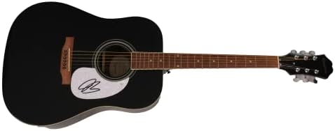 ג 'ו בונמאסה חתם על חתימה בגודל מלא גיבסון אפיפון גיטרה אקוסטית ב/ ג' יימס ספנס אימות ג 'יי. אס. איי קואה - אגדת רוק בלוז,