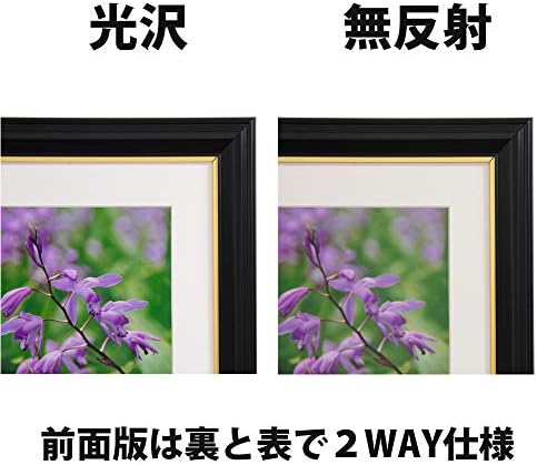 フジ カラ カラ カラ פוג'י צבע 506918 מסגרת דיוקן, 4 תמונות, שחור, עץ, חיית מחמד לא רפלקטיבית