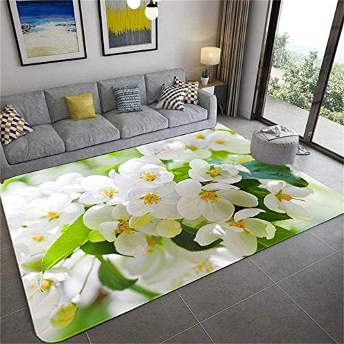 LHGBGBLN פרחים צבעוניים 3D שטיח סלון חדר שינה חדר שינה מחצלת חדר ילדים מחצלת מחצלת מחצלת רצפה מחצלת דלת