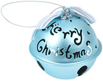 AMOSFUN חג המולד ברזל פעמון חלול עיצוב קשת פעמון פעמון עץ חג המולד תליון תליון אבזרים דקורטיביים.