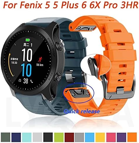 SKXMOD 22 26 ממ Watchband Silicone Silcone Strap רשמי עבור Garmin Fenix ​​5 5x 5Splus 3 HR 6X 6 Pro Watch