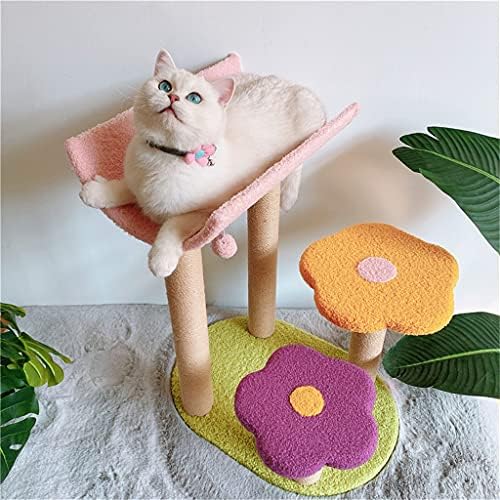 צבעוני פרח חתולי טיפוס מסגרת סיסל שריטה לוח אשף של חתולי עץ כפת נסיכת כסא נוח דן גדול חתולים