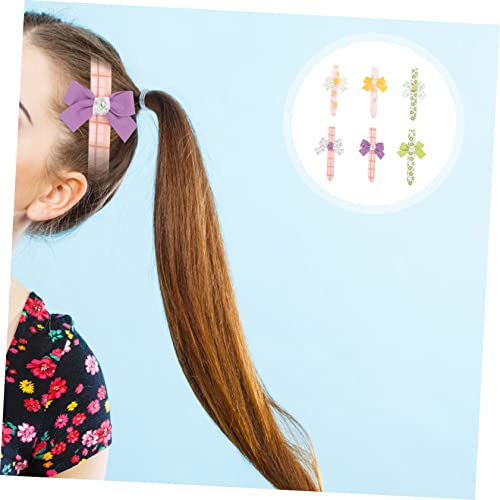 Bestoyard 12 PCS אביזרי שיער לילדים מדבקות נסיכה מדבקות לילדה קטנה קטעי שיער פעוטות אביזרי שיער לבנות שיער באפץ