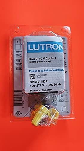 דיווה דיווה לוטרון עבור 0-10V LED/גופי פלורסנט, קופצה יחידה או 3-כיוונית, לבן