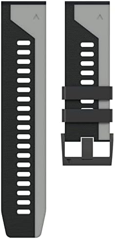 Fndwj 22 26 ממ סיליקון QuickFit רצועות שעון רצועות עבור Garmin Fenix ​​7 7x 6x 6Pro Epix EasyFit להקת fenix5