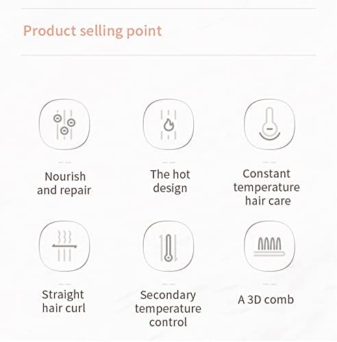 יישור אוטומטי מסרק 2 ב 1 מחליק שיער מתכרבל ברזל מסתובב חשמלי לא פוגע בשיער מהיר כלים לעיצוב שיער