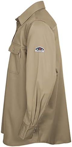חולצות פרג 'Vandisi לגברים FR בגדים לגברים NFPA2112 7.5OZ חולצות ריתוך מעכבי אש של כותנה גברים כותנה