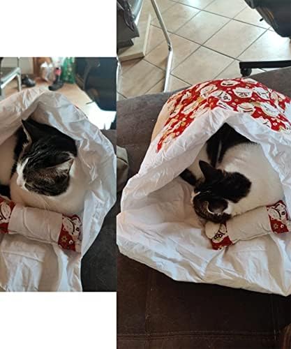 נשלף חתולי מיטת צבע 4-סופגנייה כלב מיטה-מחצלת כרית מיטת בית עבור כלב חתול מחמד אספקת בית תפאורה