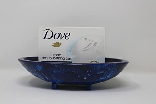 שומר סבון שרף BPA חינם סבון הרם סבון מחזיק סבון מגש אמבטיה צבע כחול