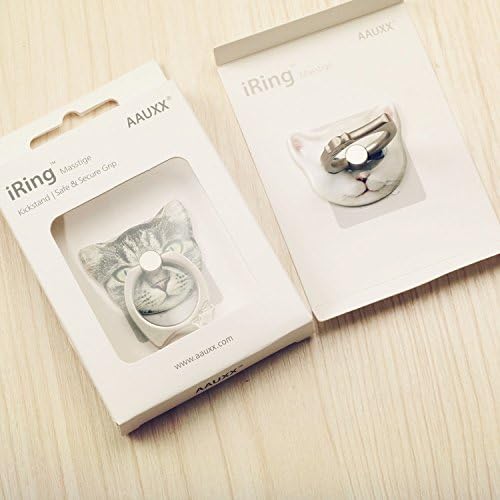 טבעת טבעת חתול חמוד 580-0002 עבור טלפונים חכמים וטאבלטים, אופנה משופרת, זווית מתכווננת באופן חופשי, מניעת ירידה, 4 סוגים זמינים,