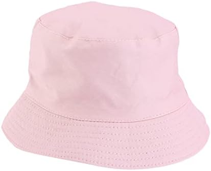 דלי כובע יוניסקס טרנדי קל משקל חיצוני חם כיף קיץ חוף חופשה מוצק צבע שמש הגנה חיצוני כובע