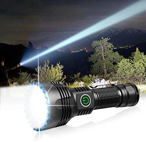 Ultrafire X7 Pro 2000 לומן פנס טקטי פנס LED נטען פנס, 1580 מטר זרקור סופר-אור, 20 וולט כוח פלאש כף יד, 7 מצבים,