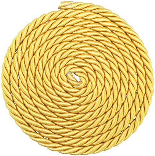 מעצר זהב מבריק טוויסט חוט חוט חוט חוט חבל חבל צנרת שרשרת 3 מטר