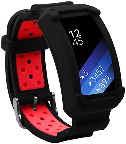 Wonlex להקה עבור Gear Gear Fit2 / Fit2 Pro, Silicone החלפת רצועות שעון רצועות תואמות ל- Galaxy Gear Fit2 SM-R360