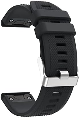 Bandkit Sport Silicone Watchband רצועת כף היד עבור Garmin Fenix ​​6x 6S Pro 5x 5S 5S Plus 3 3HR 20 22 26 ממ EasyFit