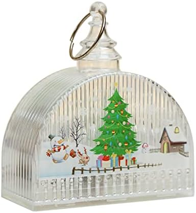 לצער קישוטים לחג המולד מנורה LED מנורת גביש תצוגת חלון תצוגת עץ חג המולד תליון אבזרים יצירתיים פסטיבל אווירה גן סולארי