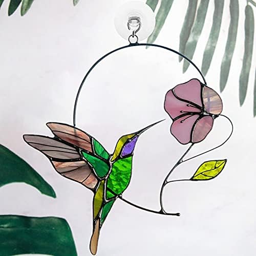 יאג ' ון ססגוניות ציפורים על חוט חלון תליית ציפור סדרת אקריליק קישוטי תליון יצירתי עיצוב הבית עבור ציפור מאהב