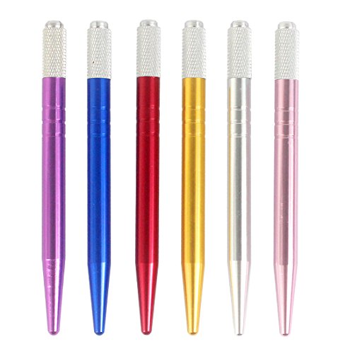 שיאויו 6 יחידות ידני קעקוע מיקרובליידינג עט קעקוע מכונת גבות מיקרובליידינג עטים עבור איפור קבוע קעקוע ספקי-סגנון1
