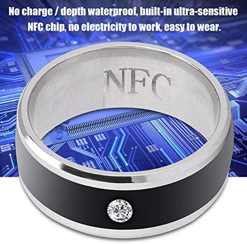 פונקצית Multi Trans Multi של NFC, טבעות חכמות מכשיר לביש קסמים עמיד למים אלקטרוניקה אביזרים טלפונים ניידים