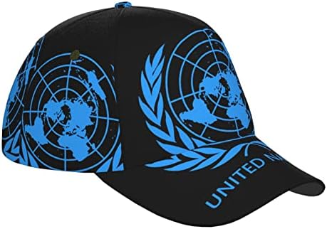 האומות המאוחדות סמל יוניסקס 3 הדפסת קלאסי בייסבול כובע שטוח ביל היפ הופ כובעים