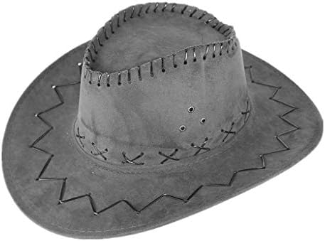 יוניסקס מערב קאובוי כובע כובע מונגולי, גברים, כובע כדור שמש כובע כדור דשא מתכוונן UPF 50+ וכובעי אופנה לנשים לסתיו