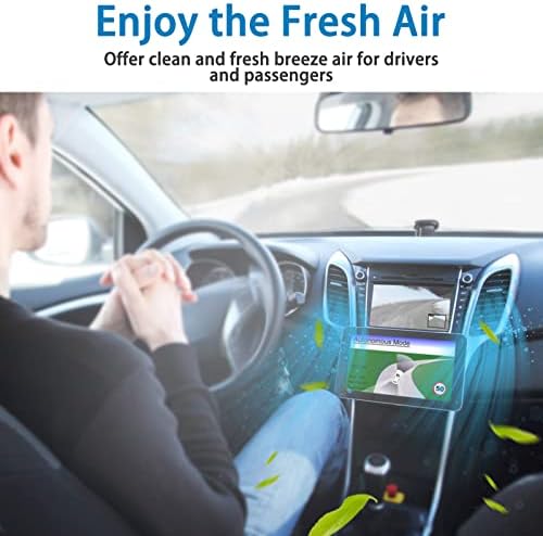 Buddygo Fresh Breeze Filter Air Filter, מסנני אוויר מכוניות מובחרים הדורשים זרם ישיר, מסנני תא הנוסעים לשימוש חוזר עד 8