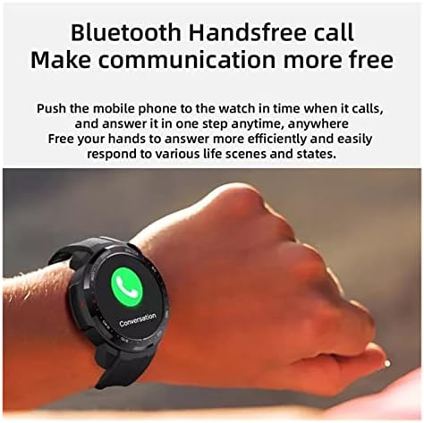 שיחת Bluetooth שיחת חכם שעון גברים 8 גרם נגן מוסיקה של כרטיס זיכרון Smartwatch עבור Android iOS הקלטת טלפון טלפון