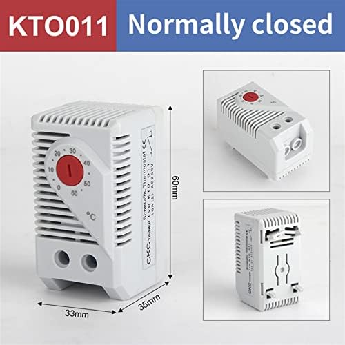 ארון 1 PCS מיני תרמוסטט KTO011 KTS011 ZRO011 בדרך כלל פתוח/סגור בדרך כלל בקר טמפרטורה מכני קומפקטי
