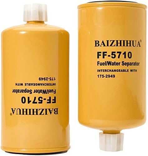 Baizhihua 175-2949 מתקדם יעילות גבוהה מסנן מפריד מי דלק מחליף 1752949 P553203 P550847 FS19683 33005 BF1268 תואם עם 150