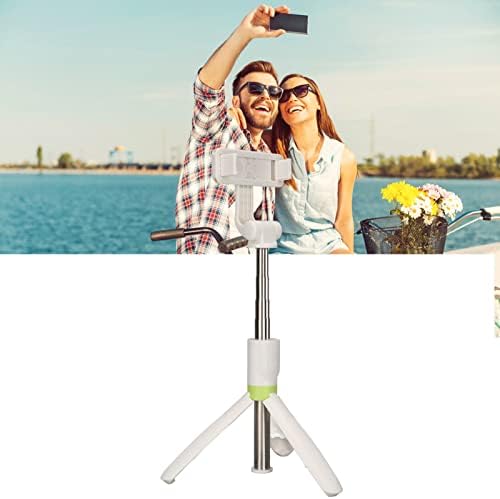 חצובה של Selfie Stick Stick הניתן להרחבה, 2 במקל selfie מתכוונן עם שלט רחוק אלחוטי לניתוק, סובב מחזיק טלפון למסיבה