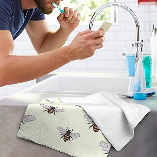 דבורים פנים מגבות מגבות פרימיום מגבות כביסה מטלית לשטוף למלון ספא וחדר אמבטיה
