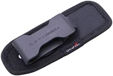 Uonlytech פנס נרתיק 2 יחידות כיסוי כיס ניידים נרתיק נרתיק חגורה עם פנס ניילון פנס שחור קליפ שקית פנס