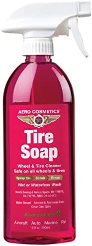 Aero Cosmetics Sap Soap ו- Degrazer, הסר לכלוך צמיגים, שאריות שמן ועוד 16oz