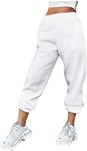 מכנסי עבודה לנשים מכנסי מצנח רחבים גדולים מדי מכנסי מטען אימון מכנסי מטען עם בגדי רחוב בכיסים