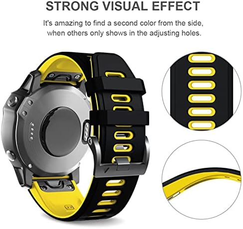 רצועת צמיד חכמה של Aehon Sport Silicone עבור Garmin Fenix ​​6x 7 7x 3HR 935 945 גישה S60 S62 Quick EasyFit Watchband
