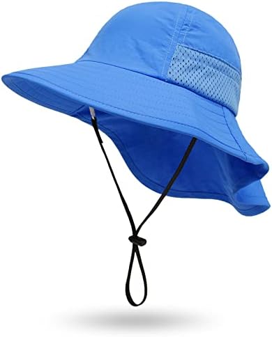 מוריובו פעוט ילדים ילדים בנות בנים כובע שמש קיץ upf 50+ כובעי הגנה רחבים צוואר צוואר צוואר חוף חוף משחק