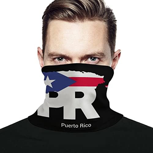 פורטו ריקו מפת דגל לנשימה פנים כיסוי צעיף אופנתי צוואר גייטר בנדנות חם פנים מסכת חלקה ראש לעטוף סרט