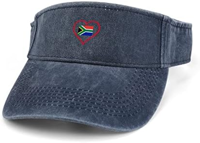 אהבת דרום אפריקה אדום לב ספורט מגן שמש כובע מתכוונן ריק למעלה ג ' ינס כובע לגברים נשים
